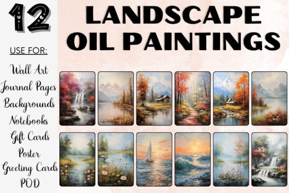 Download Landscape Oil Paintings Poster Wall Art - Paintings Collection