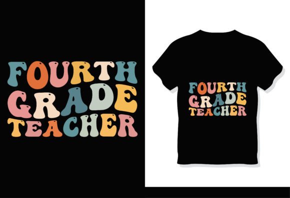 Download Fourth Grade Teacher Retro Groovy Shirt - Groovy shirt Collection
