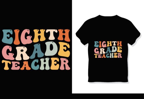 Download Eighth Grade Teacher Retro Groovy Shirt - Groovy shirt Collection