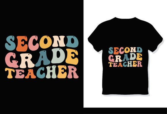 Download Second Grade Teacher Retro Groovy Shirt - Groovy shirt Collection