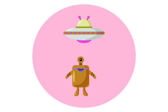 Download Flat Illustration Space  Aliens - Aliens Collection