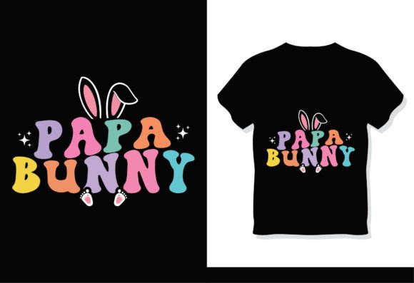 Download Papa Bunny Svg Sublimation Groovy Shirt - Groovy shirt Collection