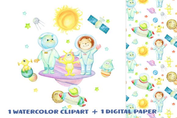 Download Space, Tropical Animals, Aliens, Planets - Aliens Collection
